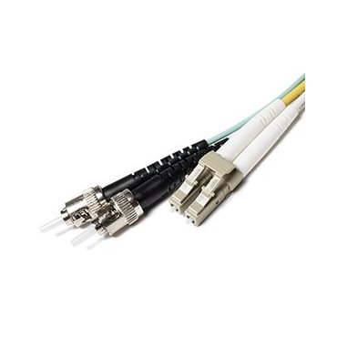 OM3 LC-ST 10Gb 50/125 Multimode Duplex Fiber Cable