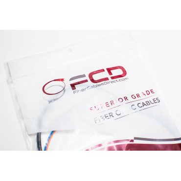 OM2 LC-ST Indoor/Outdoor 50/125 Multimode DX Fiber Cable