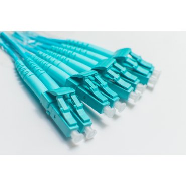 OM3 MTP/MPO LC 12 Fiber Breakout Multi-fiber Cable 10G Multimode